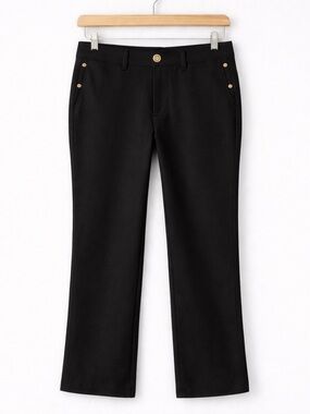 Ruby Rd Black Stretch Pull-On Pants Women’s M Classic Straight Leg  Comfort